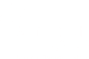 simpson group logo white